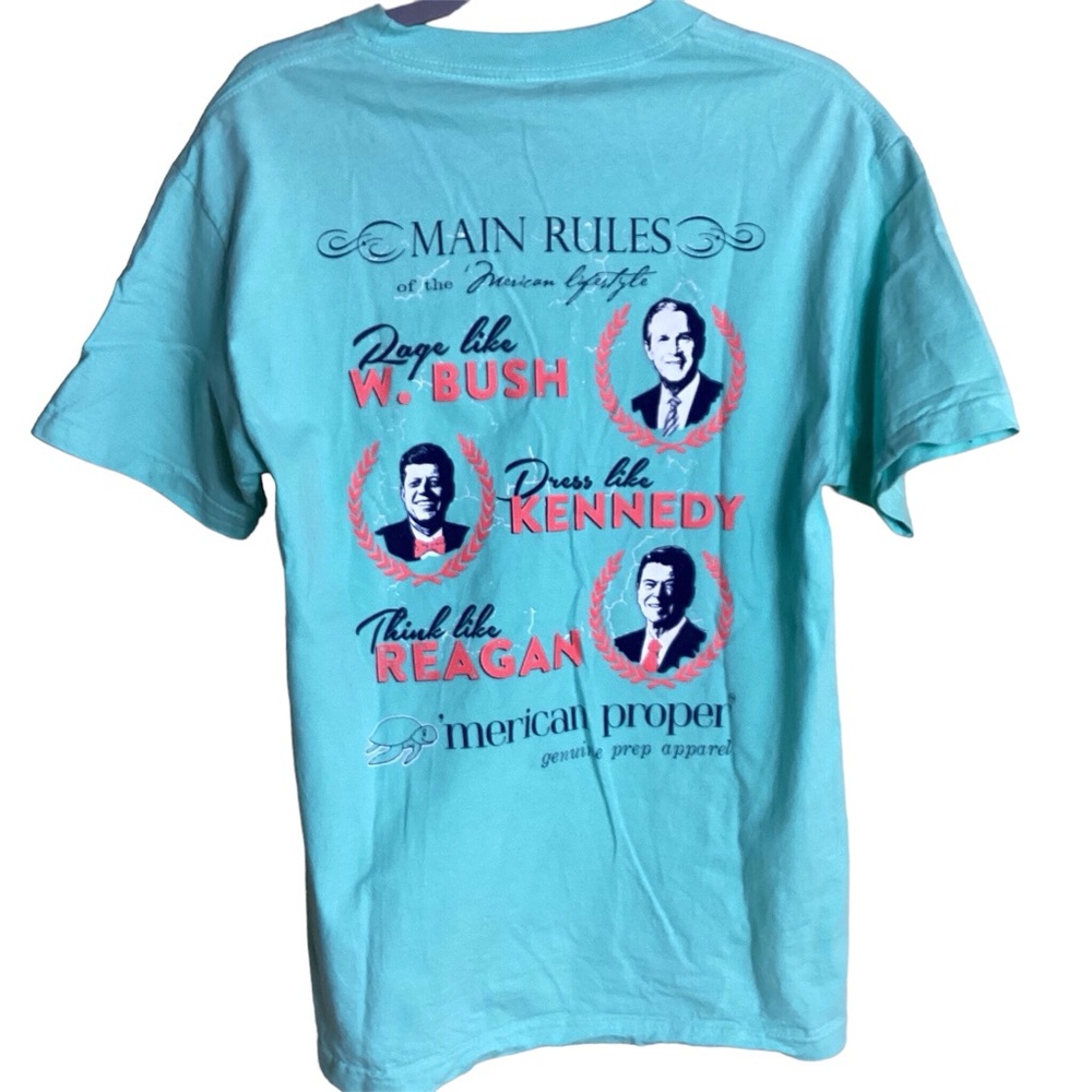 American Proper Vintage  Presidential tee shirt Sz. Med EUC